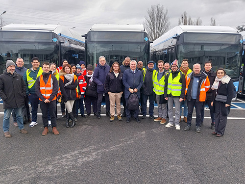 Visite du site H2 Créteil : la première station européenne de production et de distribution d’hydrogène bas carbone directement raccordée à une Unité de Valorisation Énergétique Visite du site H2 Créteil : la première station européenne de production et de distribution d’hydrogène bas carbone directement raccordée à une Unité de Valorisation Énergétique