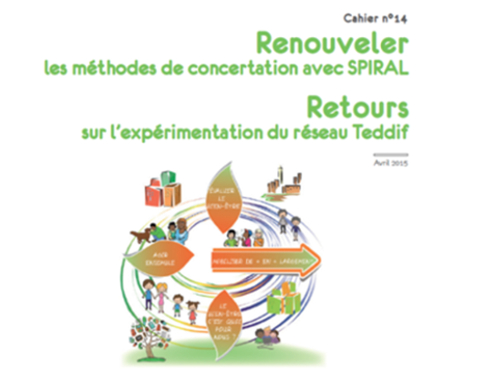 Cahier Teddif n°14 - Renouveler les méthodes de concertation avec Spiral, retours sur l’expérimentation du Teddif